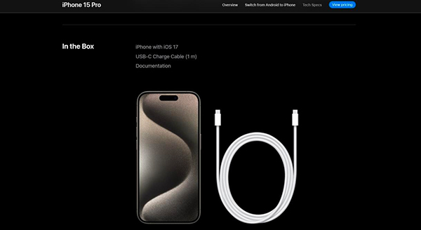 Tốc độ sạc iPhone 15 Pro